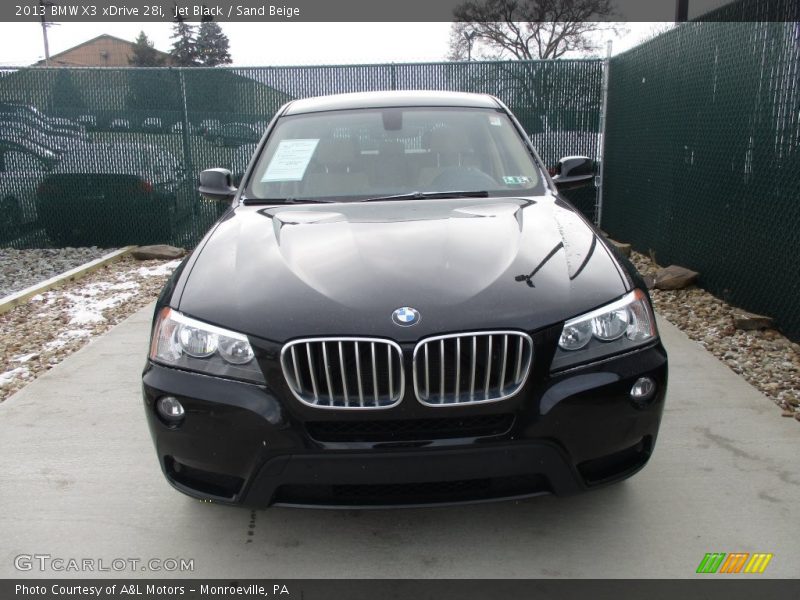 Jet Black / Sand Beige 2013 BMW X3 xDrive 28i