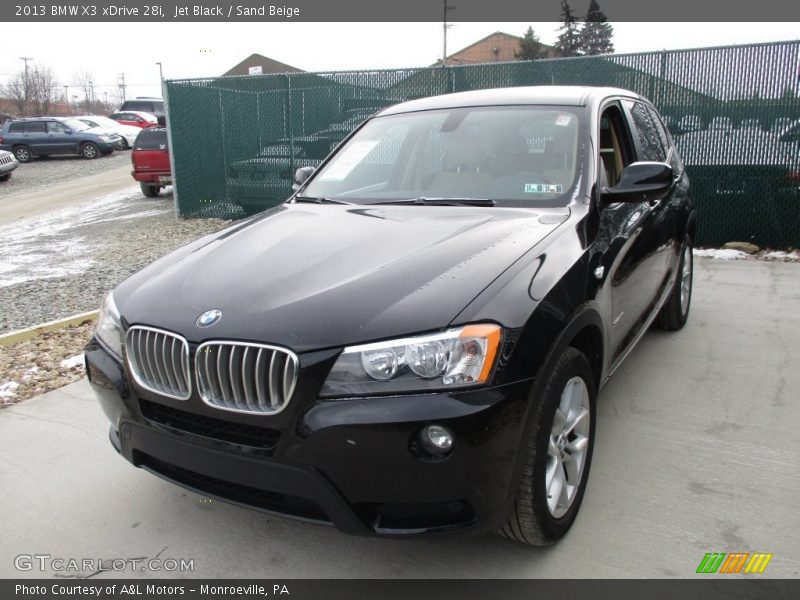 Jet Black / Sand Beige 2013 BMW X3 xDrive 28i