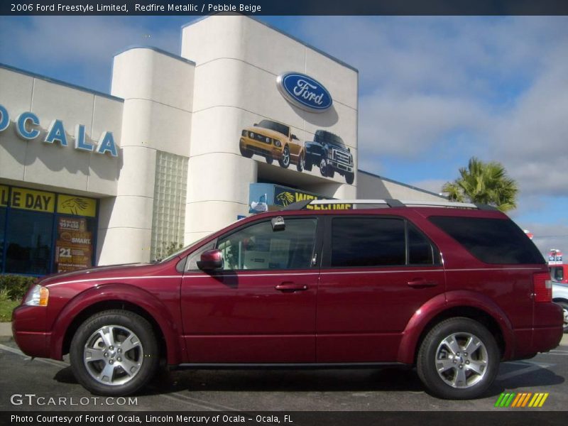 Redfire Metallic / Pebble Beige 2006 Ford Freestyle Limited