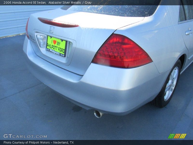 Alabaster Silver Metallic / Gray 2006 Honda Accord SE Sedan