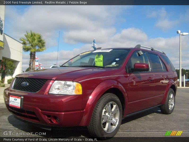Redfire Metallic / Pebble Beige 2006 Ford Freestyle Limited