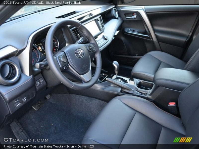 Black Interior - 2016 RAV4 SE AWD 