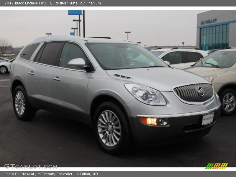 Quicksilver Metallic / Titanium 2012 Buick Enclave FWD