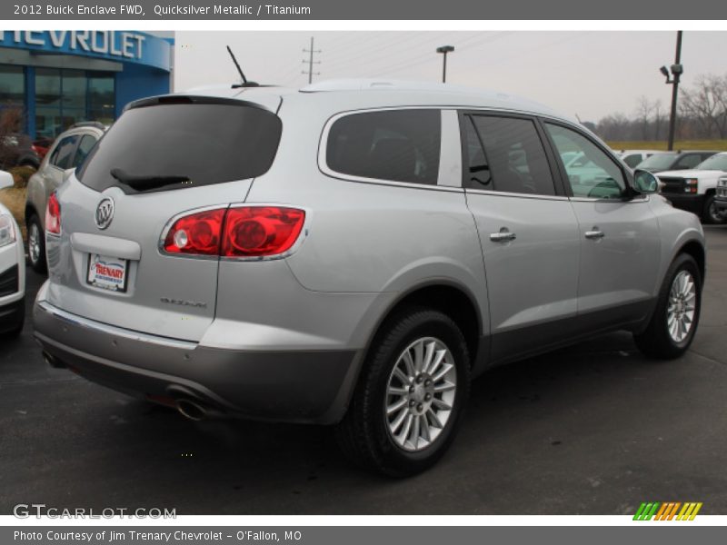 Quicksilver Metallic / Titanium 2012 Buick Enclave FWD