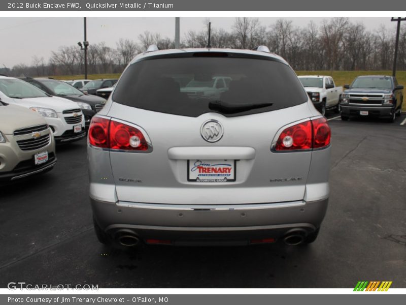 Quicksilver Metallic / Titanium 2012 Buick Enclave FWD