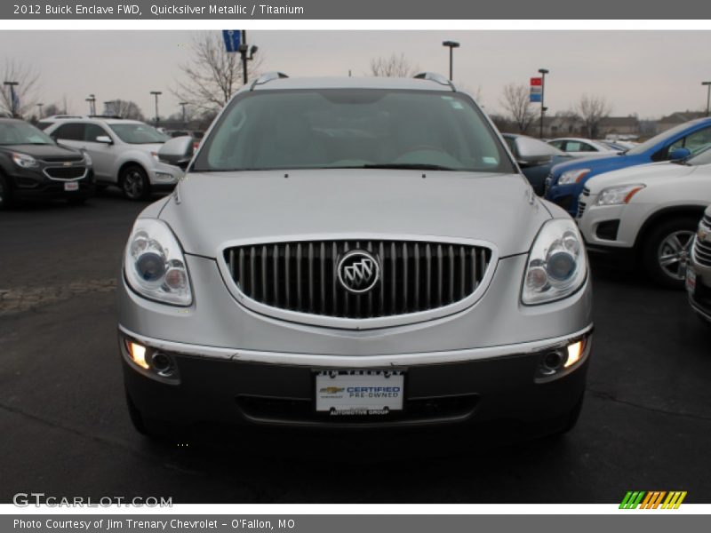 Quicksilver Metallic / Titanium 2012 Buick Enclave FWD