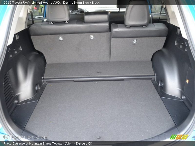 Electric Storm Blue / Black 2016 Toyota RAV4 Limited Hybrid AWD