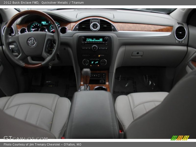 Quicksilver Metallic / Titanium 2012 Buick Enclave FWD