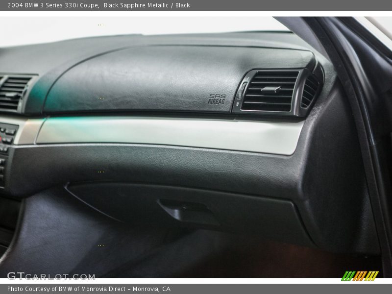 Black Sapphire Metallic / Black 2004 BMW 3 Series 330i Coupe