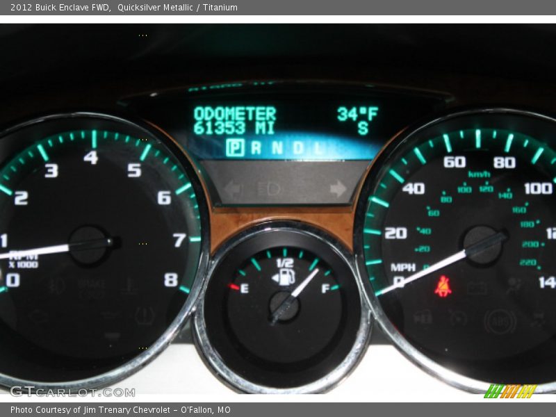 Quicksilver Metallic / Titanium 2012 Buick Enclave FWD