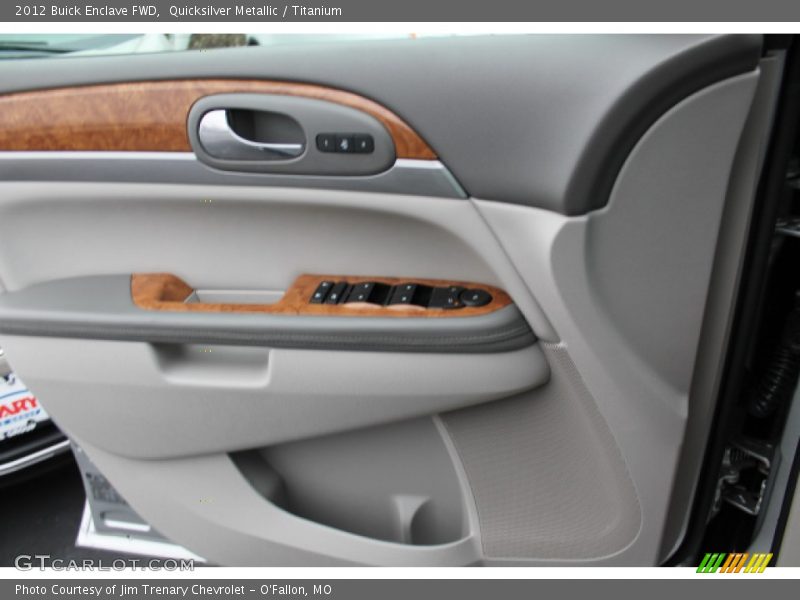 Quicksilver Metallic / Titanium 2012 Buick Enclave FWD