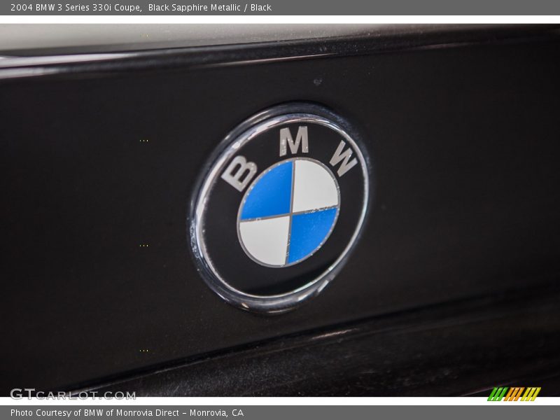 Black Sapphire Metallic / Black 2004 BMW 3 Series 330i Coupe