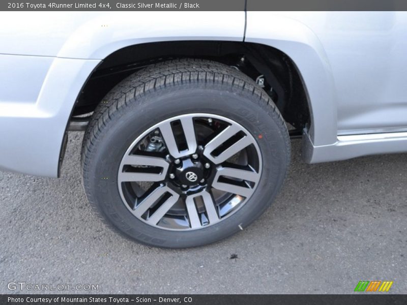 Classic Silver Metallic / Black 2016 Toyota 4Runner Limited 4x4