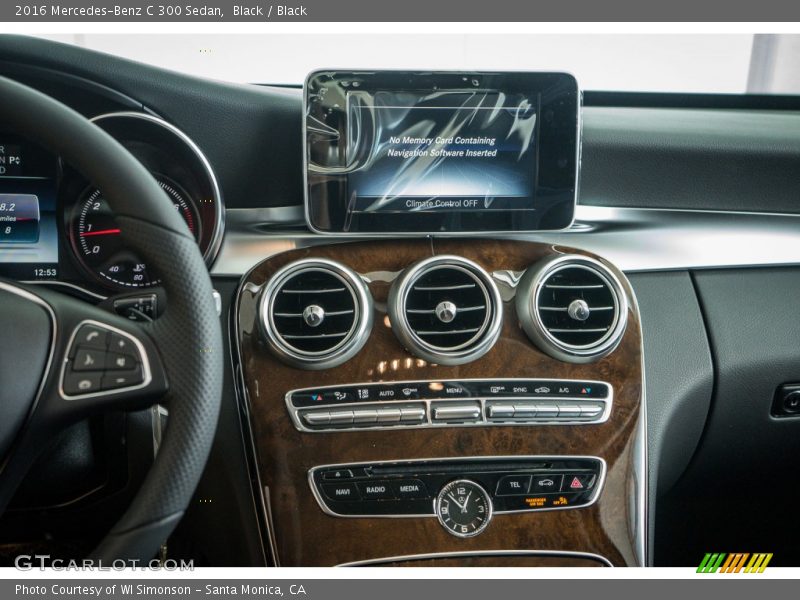 Black / Black 2016 Mercedes-Benz C 300 Sedan