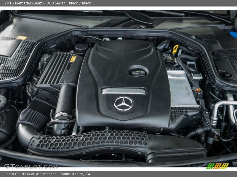 Black / Black 2016 Mercedes-Benz C 300 Sedan