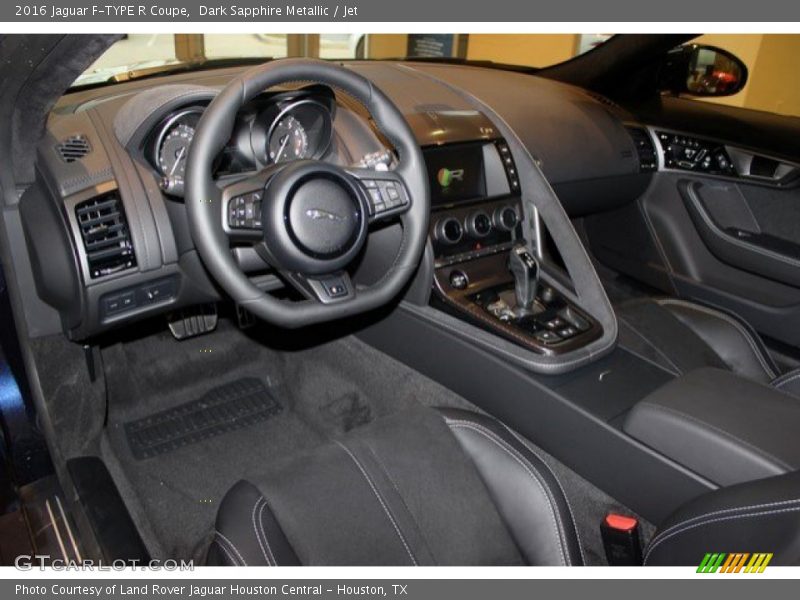 Dark Sapphire Metallic / Jet 2016 Jaguar F-TYPE R Coupe