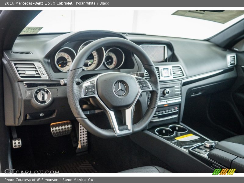 Dashboard of 2016 E 550 Cabriolet
