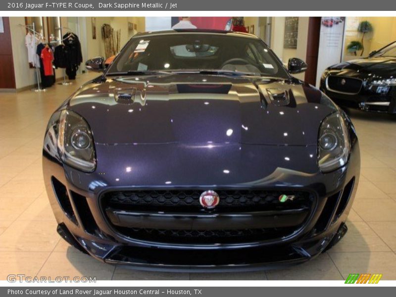 Dark Sapphire Metallic / Jet 2016 Jaguar F-TYPE R Coupe
