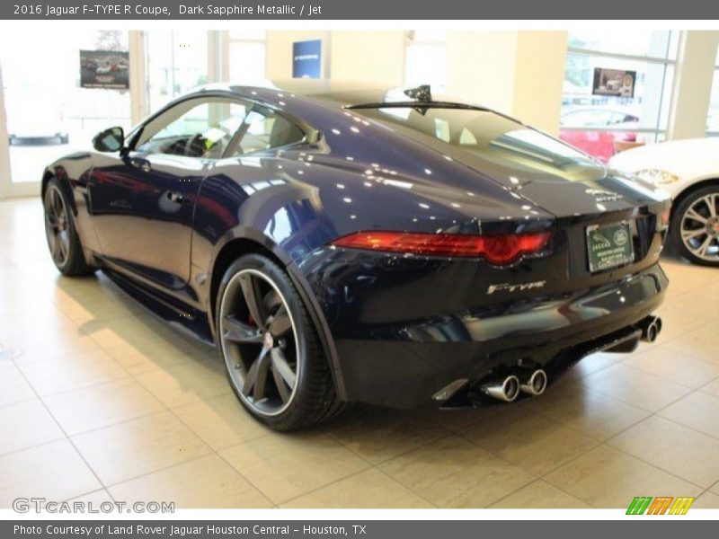 Dark Sapphire Metallic / Jet 2016 Jaguar F-TYPE R Coupe