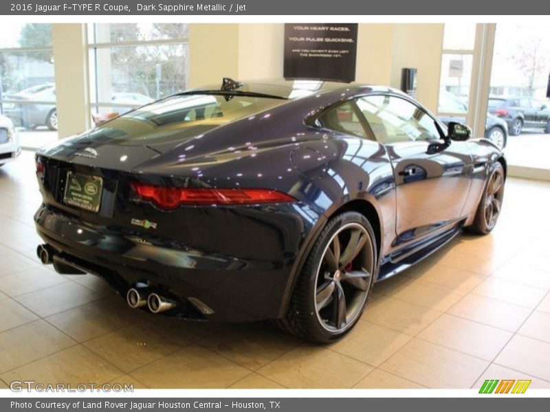 Dark Sapphire Metallic / Jet 2016 Jaguar F-TYPE R Coupe