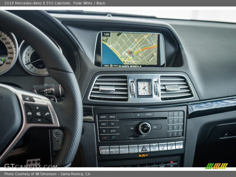 Controls of 2016 E 550 Cabriolet