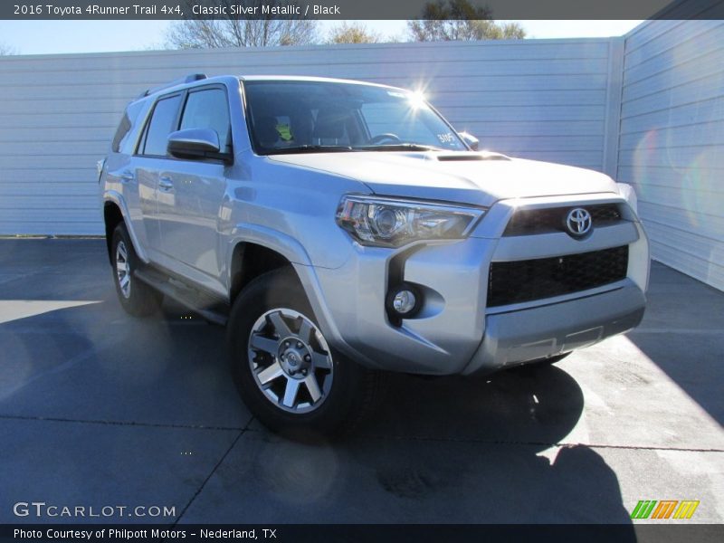 Classic Silver Metallic / Black 2016 Toyota 4Runner Trail 4x4