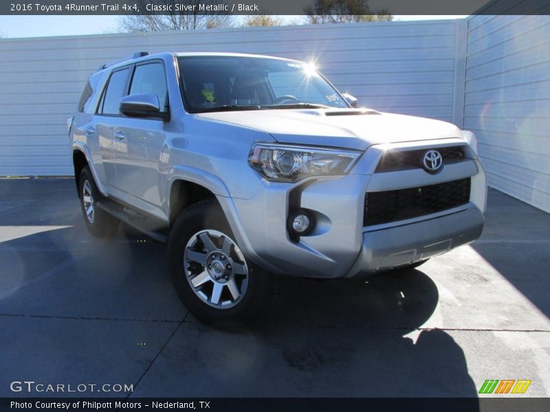 Classic Silver Metallic / Black 2016 Toyota 4Runner Trail 4x4