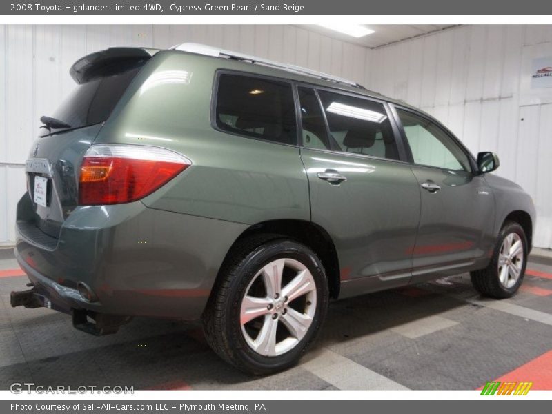 Cypress Green Pearl / Sand Beige 2008 Toyota Highlander Limited 4WD