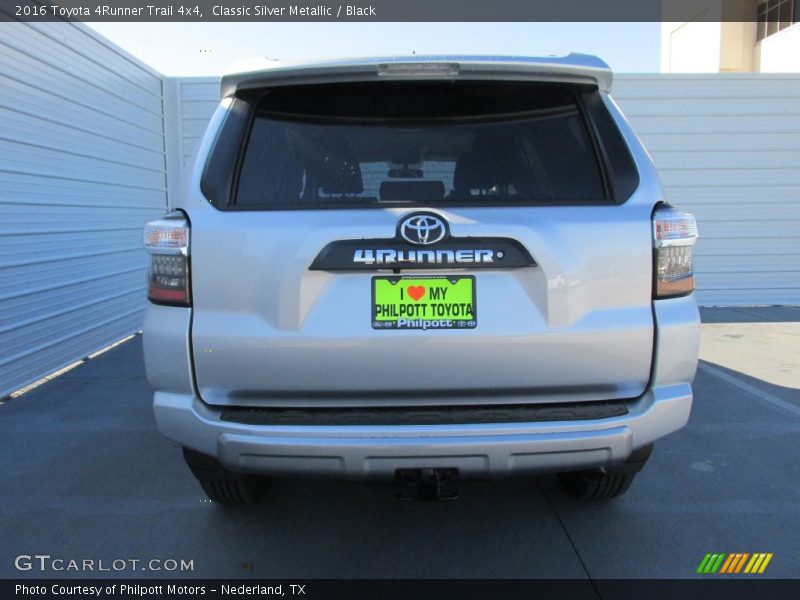 Classic Silver Metallic / Black 2016 Toyota 4Runner Trail 4x4