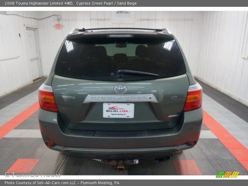 Cypress Green Pearl / Sand Beige 2008 Toyota Highlander Limited 4WD