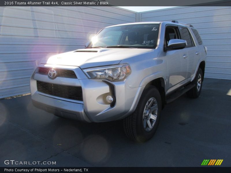 Classic Silver Metallic / Black 2016 Toyota 4Runner Trail 4x4
