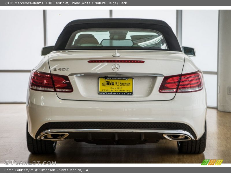 Polar White / Natural Beige/Black 2016 Mercedes-Benz E 400 Cabriolet