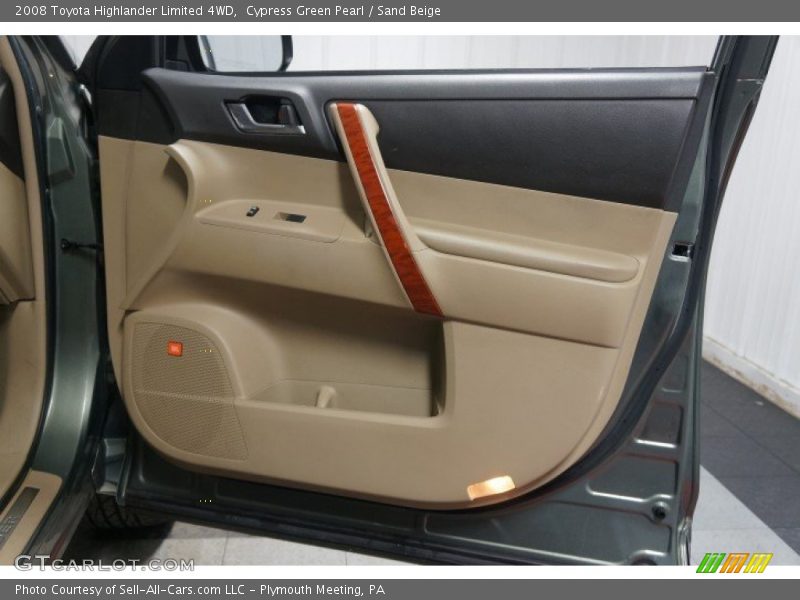 Cypress Green Pearl / Sand Beige 2008 Toyota Highlander Limited 4WD