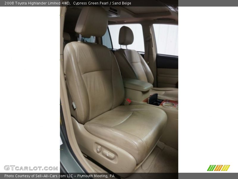 Cypress Green Pearl / Sand Beige 2008 Toyota Highlander Limited 4WD