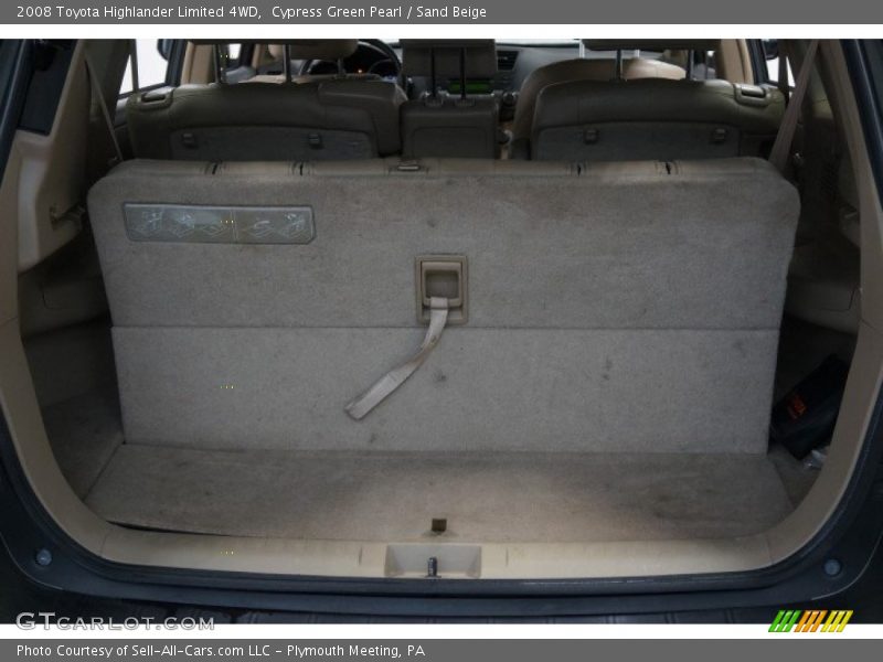 Cypress Green Pearl / Sand Beige 2008 Toyota Highlander Limited 4WD