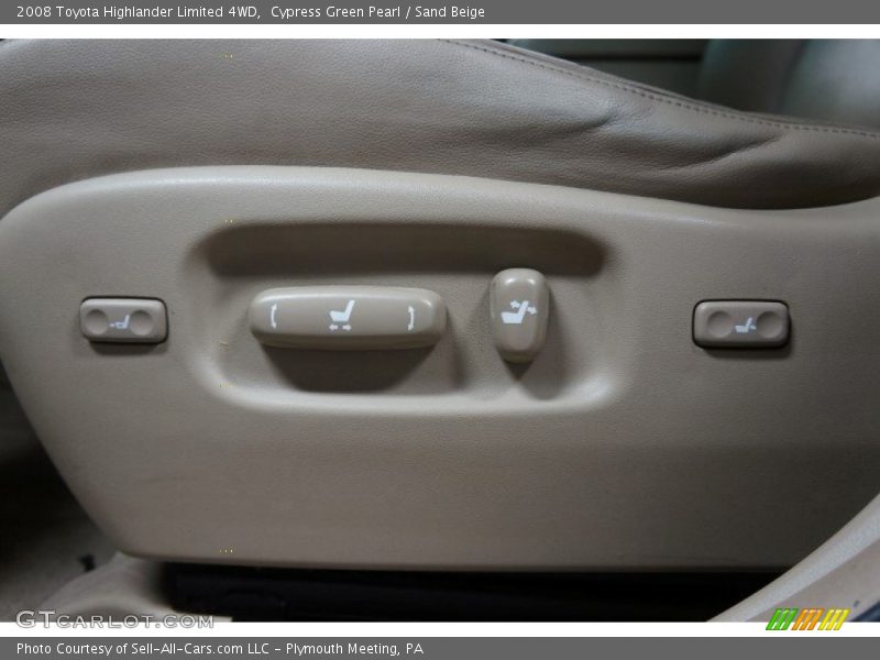 Cypress Green Pearl / Sand Beige 2008 Toyota Highlander Limited 4WD