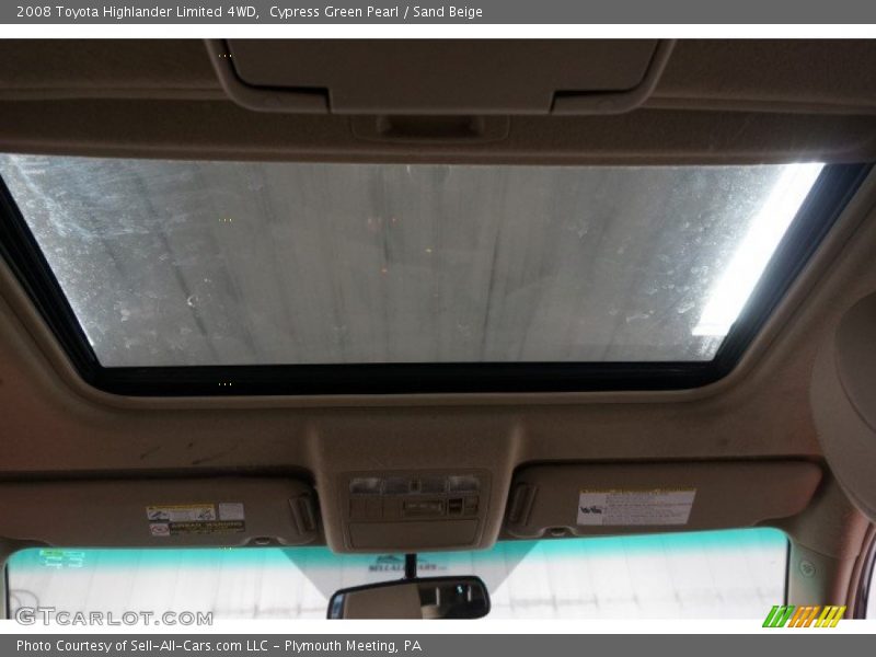 Cypress Green Pearl / Sand Beige 2008 Toyota Highlander Limited 4WD