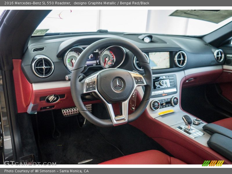 Bengal Red/Black Interior - 2016 SL 550 Roadster 