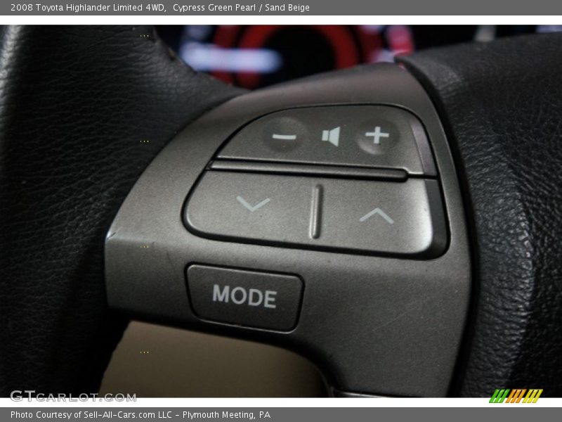 Cypress Green Pearl / Sand Beige 2008 Toyota Highlander Limited 4WD