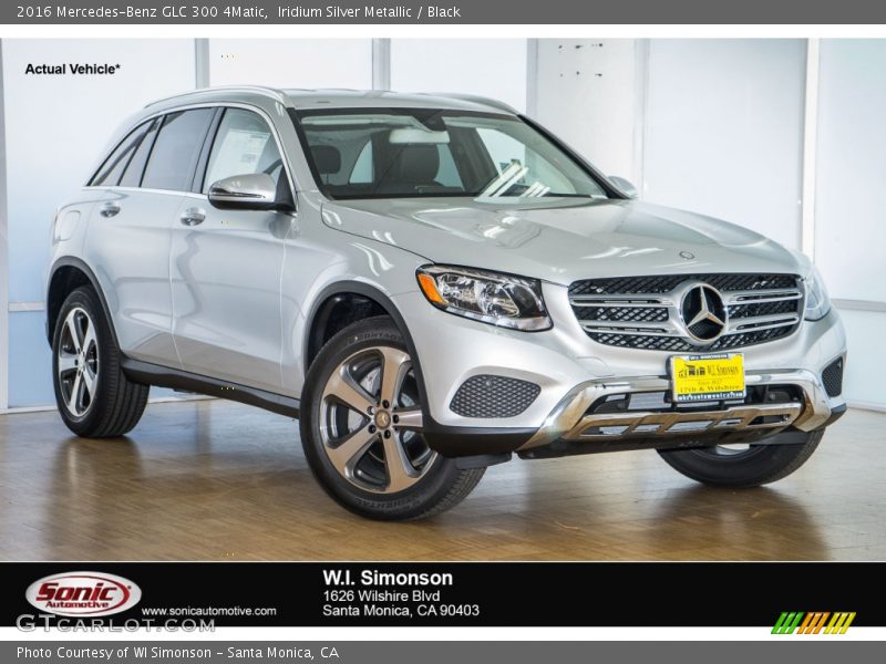 Iridium Silver Metallic / Black 2016 Mercedes-Benz GLC 300 4Matic
