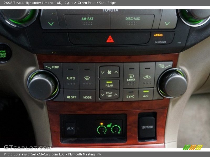 Cypress Green Pearl / Sand Beige 2008 Toyota Highlander Limited 4WD