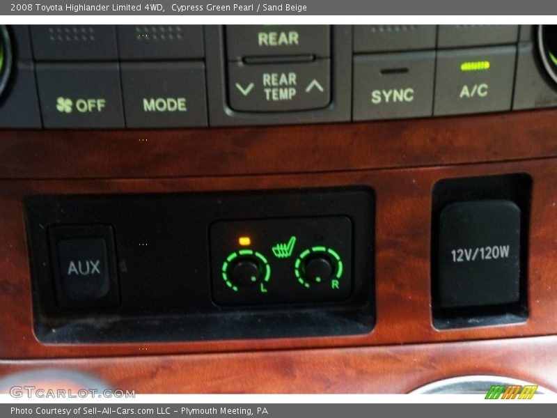 Cypress Green Pearl / Sand Beige 2008 Toyota Highlander Limited 4WD