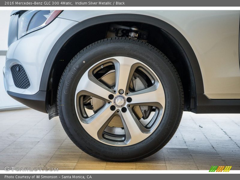Iridium Silver Metallic / Black 2016 Mercedes-Benz GLC 300 4Matic