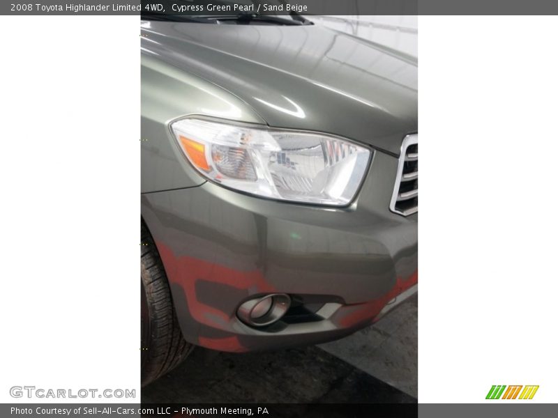 Cypress Green Pearl / Sand Beige 2008 Toyota Highlander Limited 4WD