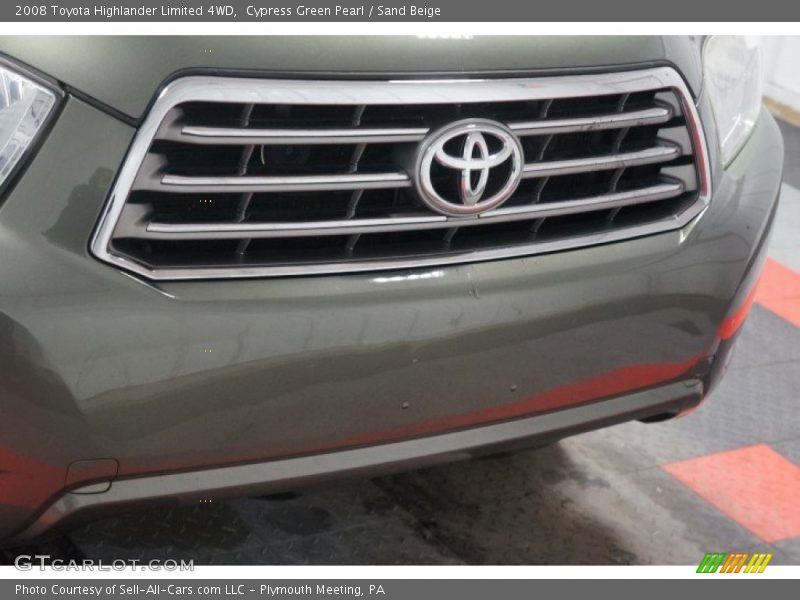 Cypress Green Pearl / Sand Beige 2008 Toyota Highlander Limited 4WD