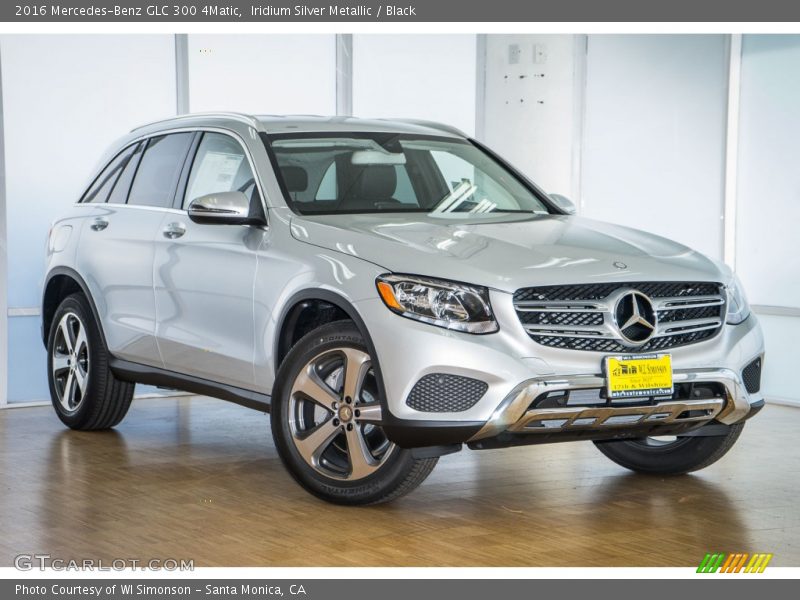 Iridium Silver Metallic / Black 2016 Mercedes-Benz GLC 300 4Matic