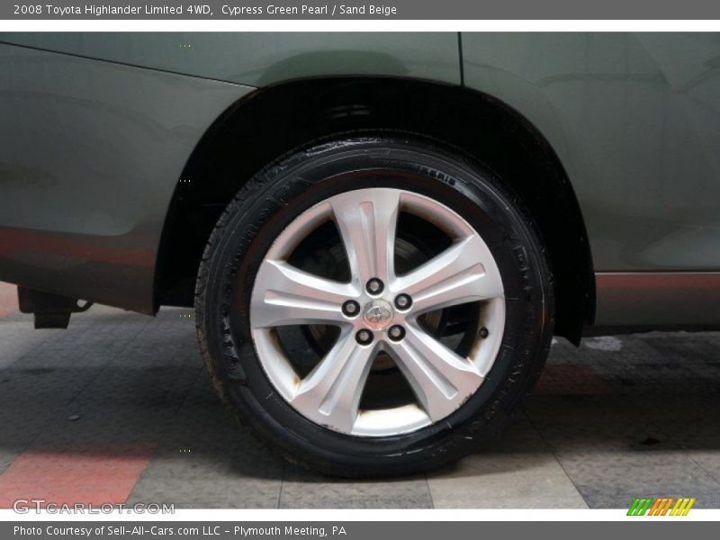 Cypress Green Pearl / Sand Beige 2008 Toyota Highlander Limited 4WD