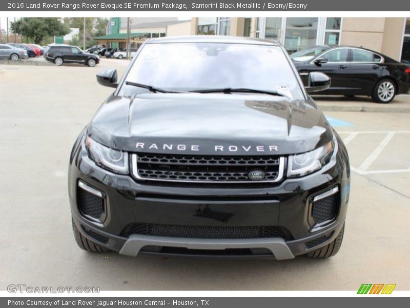 Santorini Black Metalllic / Ebony/Ebony 2016 Land Rover Range Rover Evoque SE Premium Package