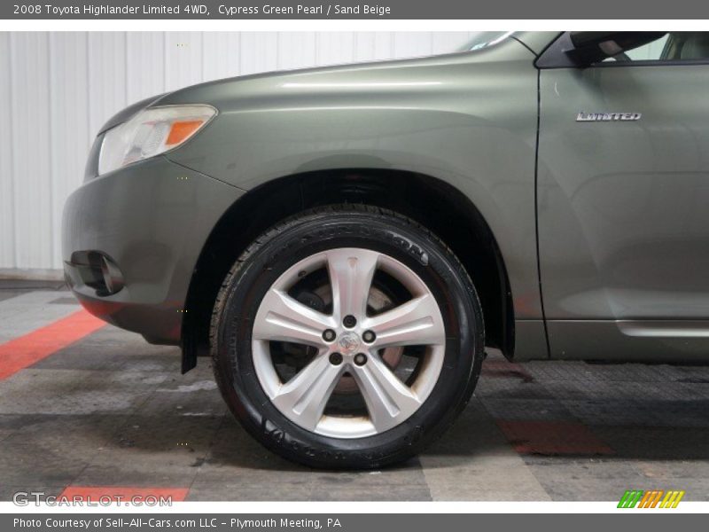 Cypress Green Pearl / Sand Beige 2008 Toyota Highlander Limited 4WD