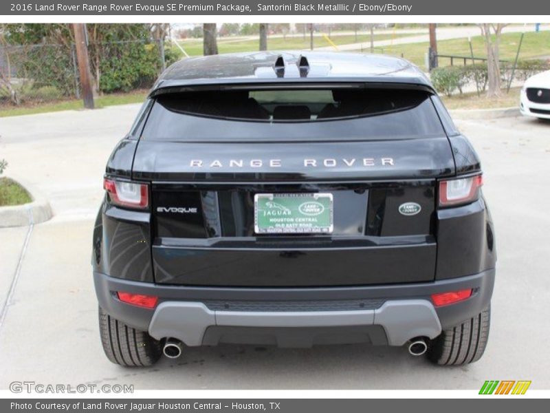 Santorini Black Metalllic / Ebony/Ebony 2016 Land Rover Range Rover Evoque SE Premium Package